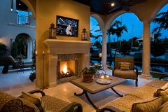 outdoor stone fireplace surround florida
