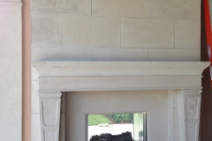 classic stone fireplace design