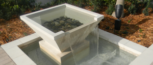 custom stone water feature fountain for outdoor garden