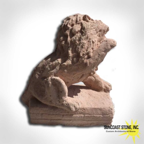 small 8 inch lion statue