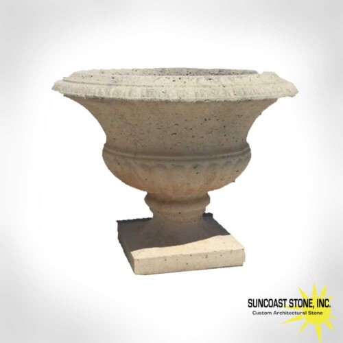 classic concrete garden urn 20 inch