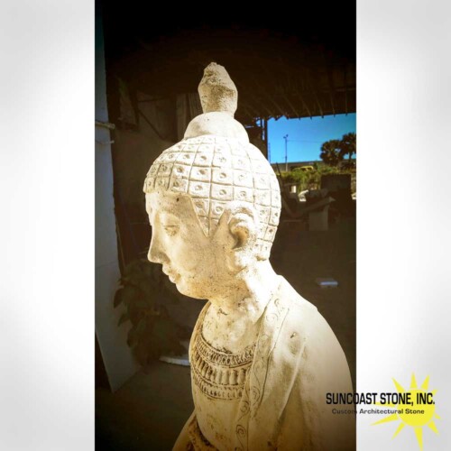 buddha statue 3 foot, head shot