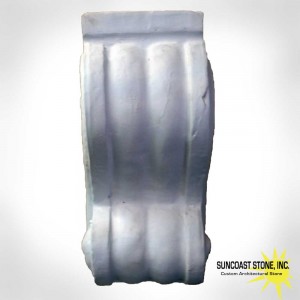 br10 scroll bracket ribbed 13 inch