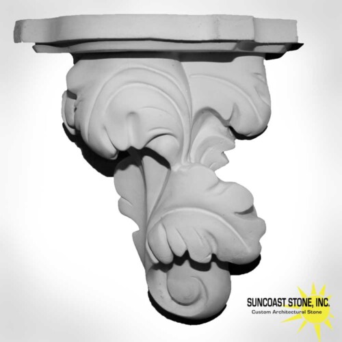 BR107 - ornate leafy bracket 11 inch tall - Image 2