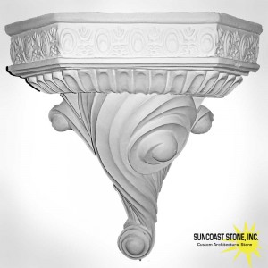 swirl bracket hex top