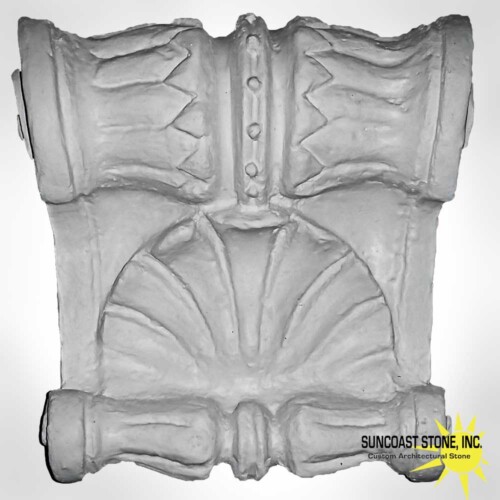 BR47 scroll bracket with scallop shell 9 inch - Image 2