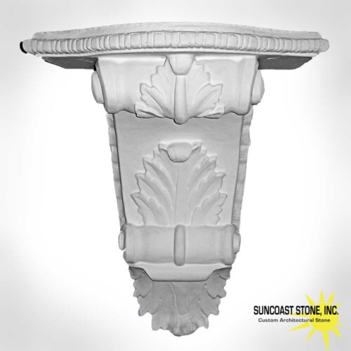 BR49 Classic leaf corbel/bracket 12 inch tall - Image 2