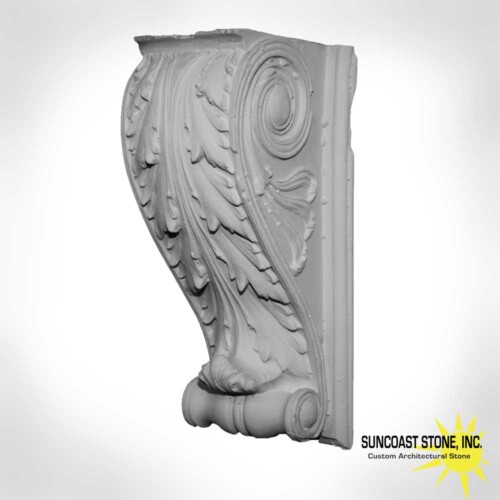 11 inch acanthus scroll bracket