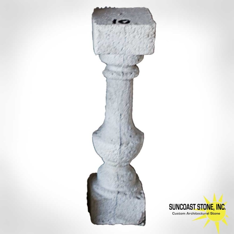 SP10 23 inch tall concrete spindle Suncoast Stone
