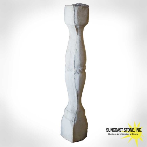 30.5 inch tall concrete spindle