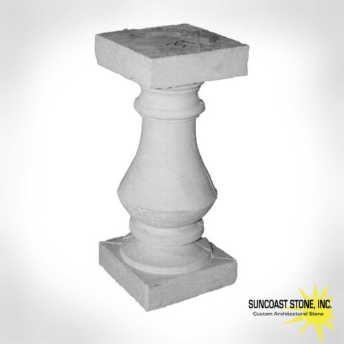 20 inch tall concrete spindle little fat spindle