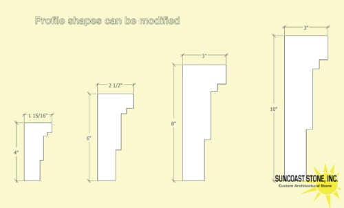 cs20 simple exterior window trim varying sizes concrete