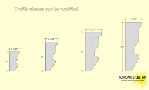 CS23 window moulding profile exterior concrete - Image 2