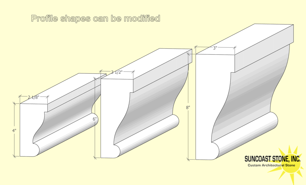 CS24 Concrete window trim molds Suncoast Stone