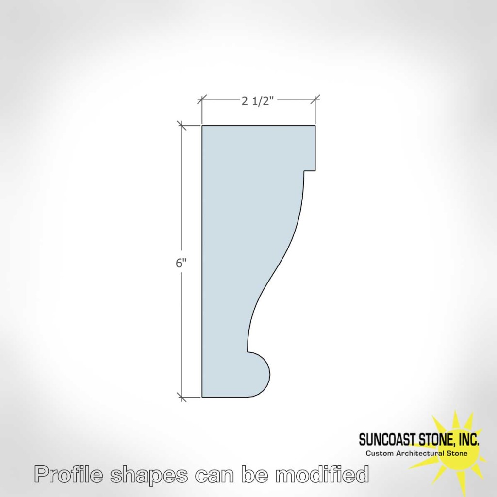 CS24 Concrete window trim molds Suncoast Stone