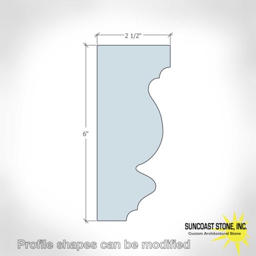 cs25 window casing profile concrete