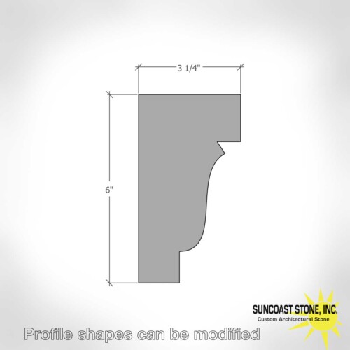 cs26 6 inch window casing exterior