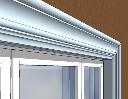 CS28 concrete window casing profile 28 - Image 4