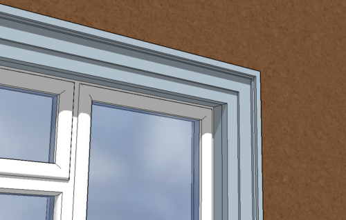 3d rendering of cs20 window trim