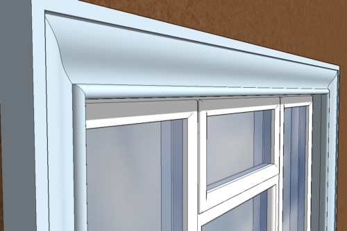cs24 example rendering of window moulding trim