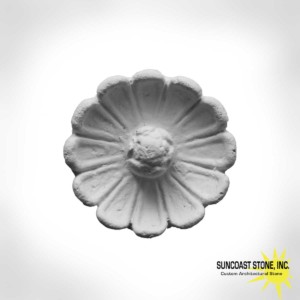 daisy rosette concrete 5.5 inch