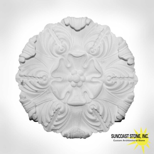 10 inch concrete rosette