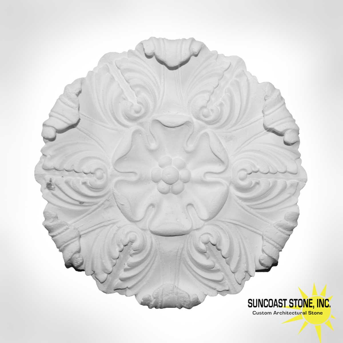 10 inch concrete rosette