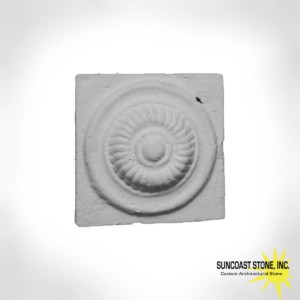 plain round rosette 4 inch