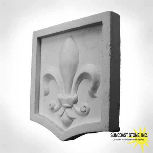 RS50 Fleur-de-lis Plaque / medallion 9 inch - Image 2