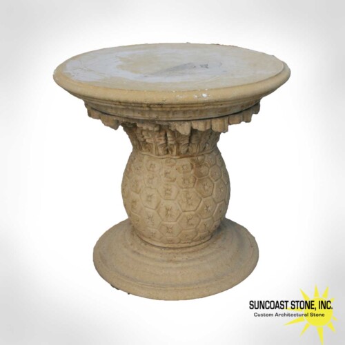 concrete table / pedestal 30 inch high